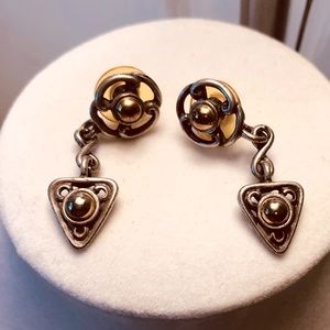 FREE WITH BUNDLE Silver/Brass Post Earrings